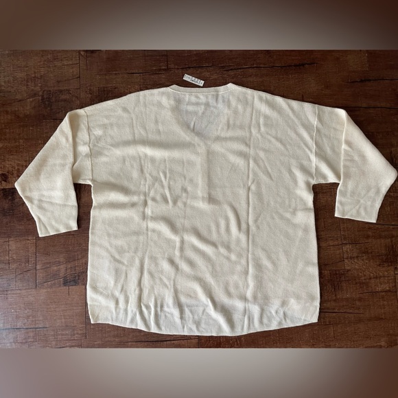 Madewell Asherton Waffle Henley Sweater | NWT | 2X - Picture 8 of 11